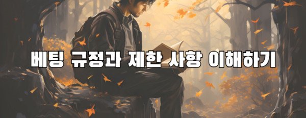 베팅 규정과 제한 사항 이해하기