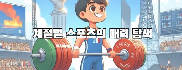  계절별 스포츠의 매력 탐색