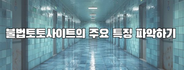 불법토토사이트의 주요 특징 파악하기