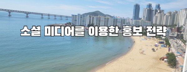 소셜 미디어를 이용한 홍보 전략